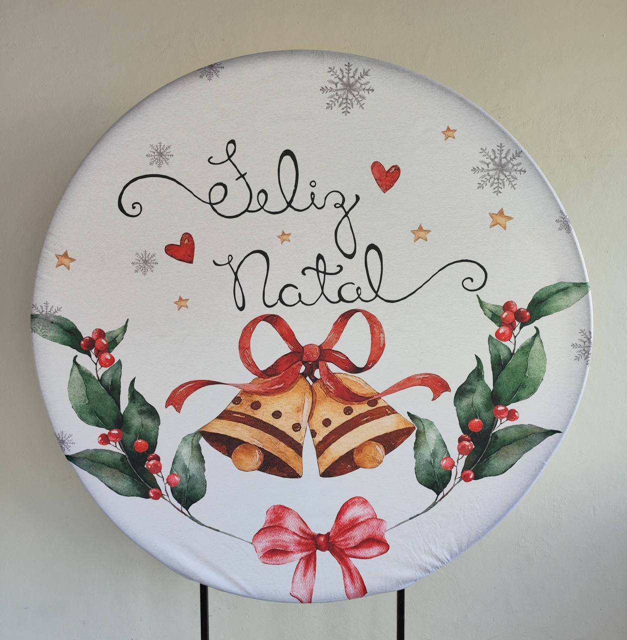 Painel Natal (Sininho Desenho) + Estrutura 1.50 - Elisete Festas Kit Pegue e Monte