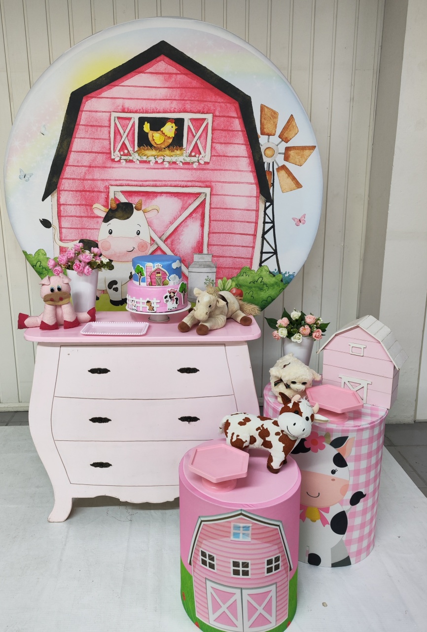 Kit Fazendinha Menina Nova  Opçao 3 - Elisete Festas Kit Pegue e Monte
