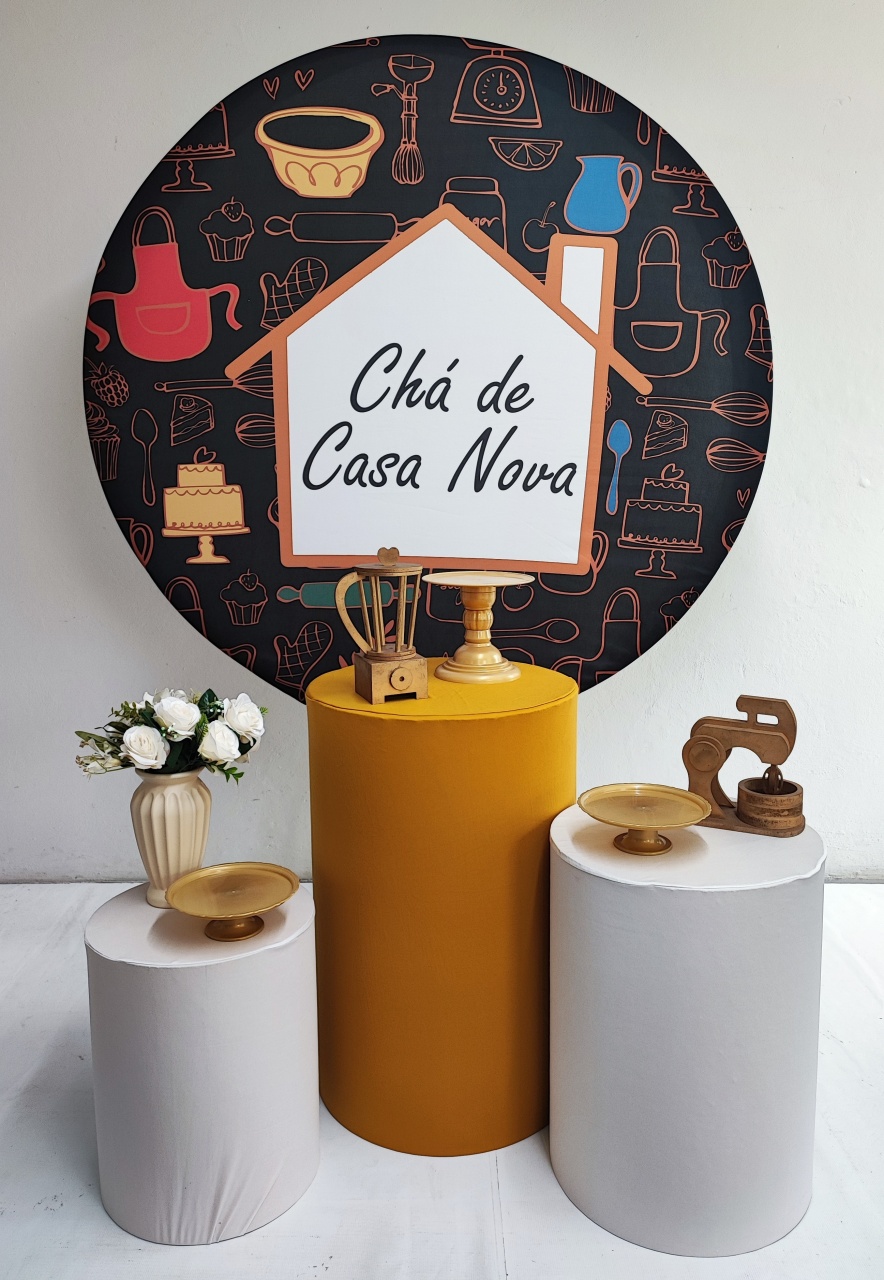 Kit Chá de Casa Nova - Opção 2 - Elisete Festas Kit Pegue e Monte