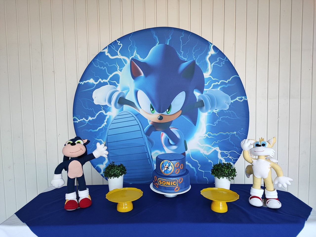 Kit Sonic Azul ( Opção 1) - Elisete Festas Kit Pegue e Monte