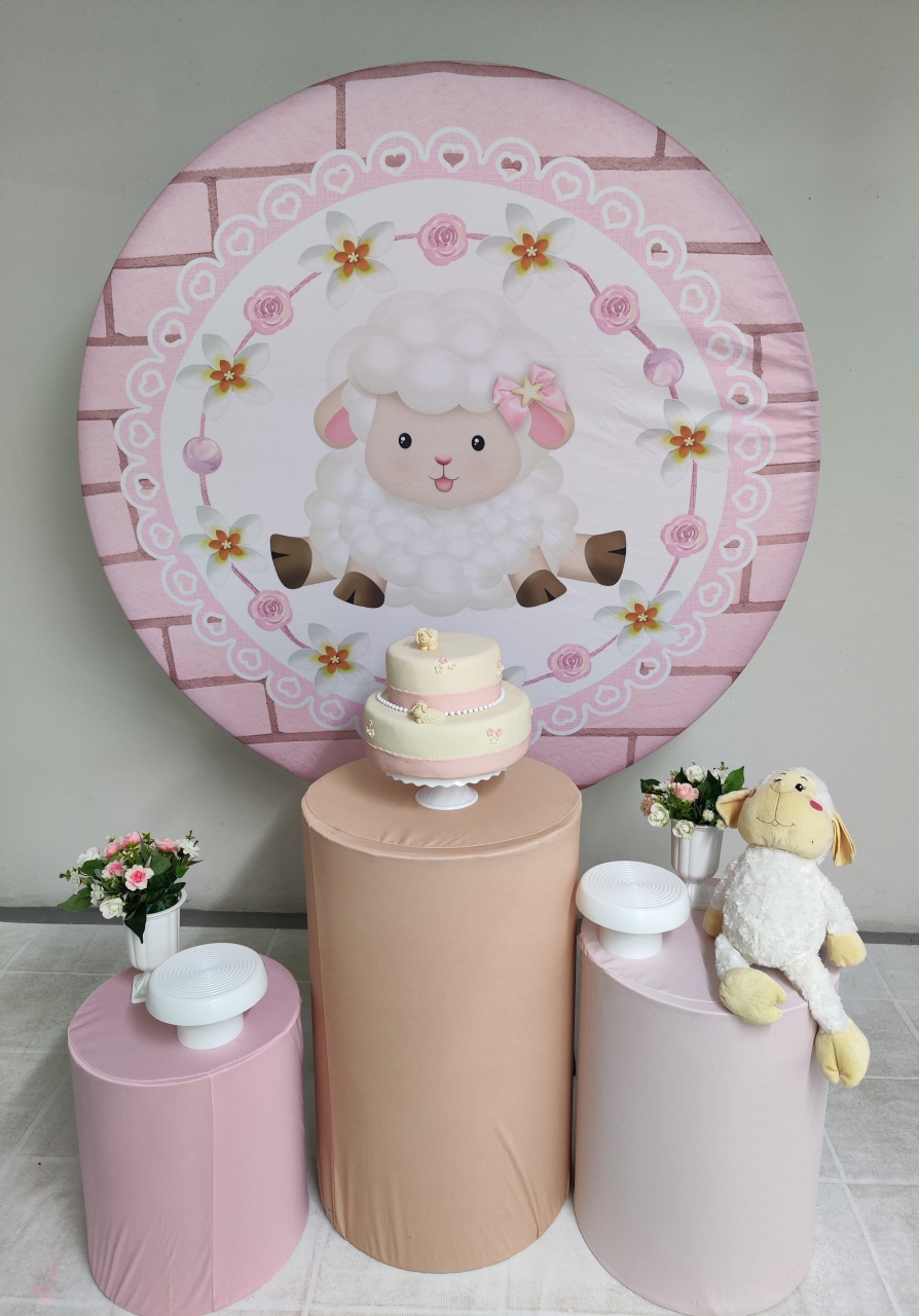 Kit Ovelha Rosa ( Opçao 2) - Elisete Festas Kit Pegue e Monte