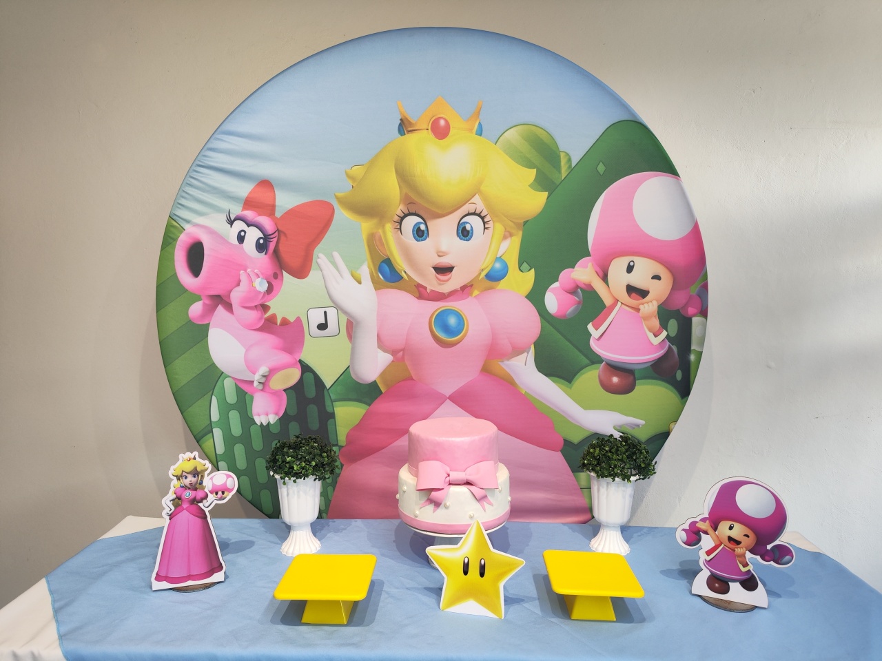 Kit Princesa Super Mario Opção 1 - Elisete Festas Kit Pegue e Monte