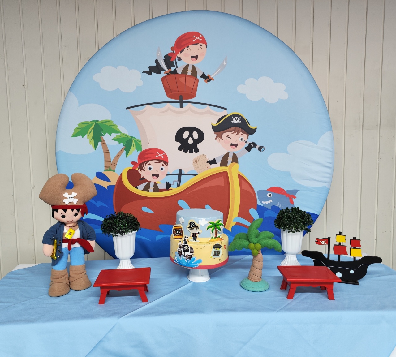 Kit Piratas Opção 1 - Elisete Festas Kit Pegue e Monte