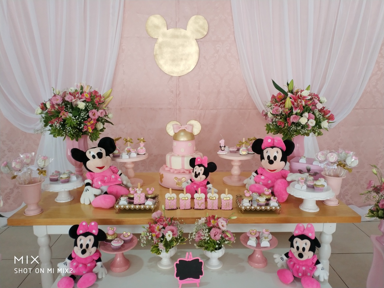 Montagem Mine Rosa 5 - Elisete Festas Kit Pegue e Monte