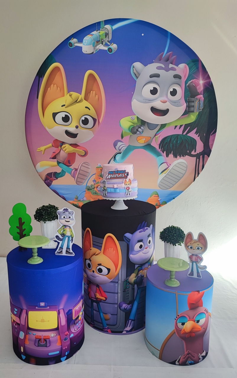 Kit Mistério dos Animais-Opção 2  - Elisete Festas Kit Pegue e Monte