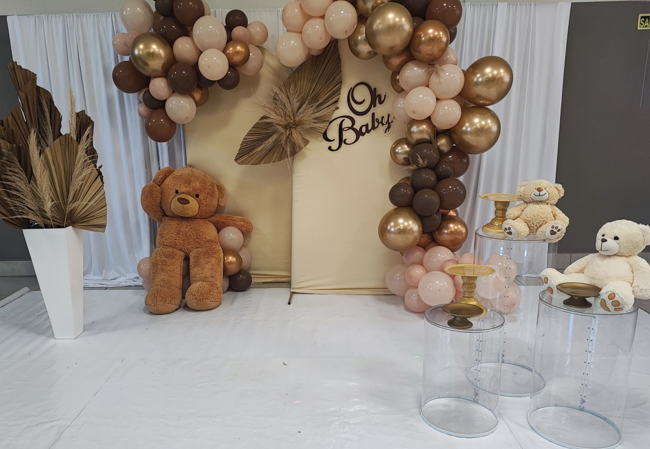Montagem Chá de Fraldas - Elisete Festas Kit Pegue e Monte