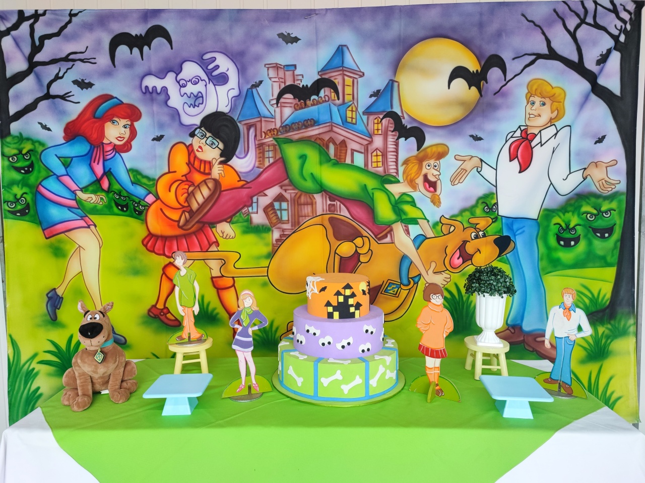 Kit  Scooby Doo Retangular - Elisete Festas Kit Pegue e Monte
