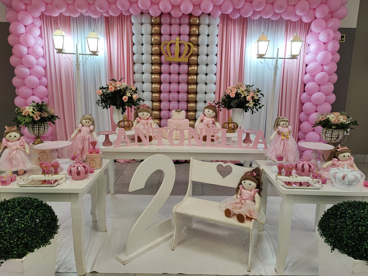 Montagem Princesa Coroa  - Elisete Festas Kit Pegue e Monte