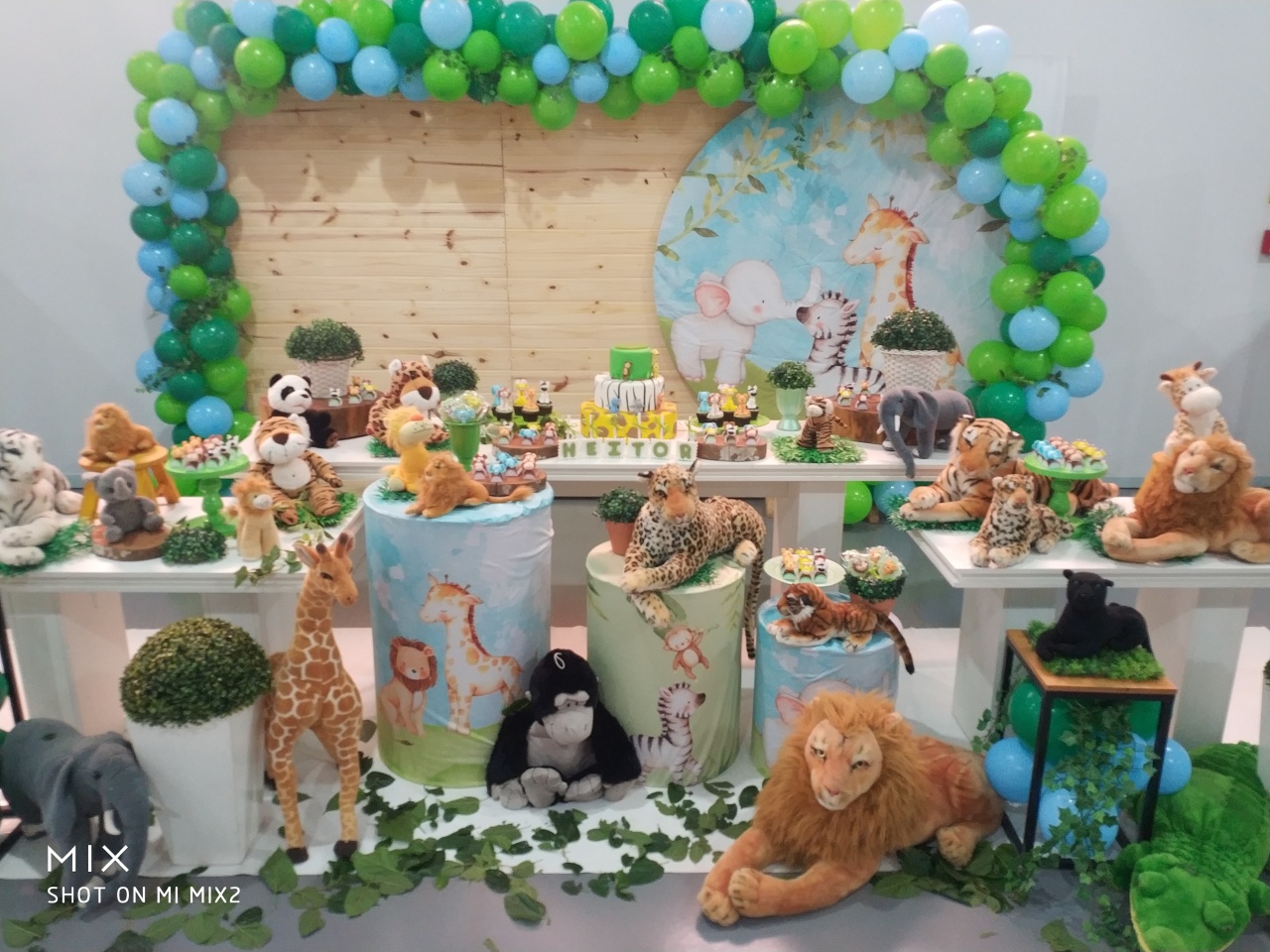 Montagem Safari Baby - Elisete Festas Kit Pegue e Monte
