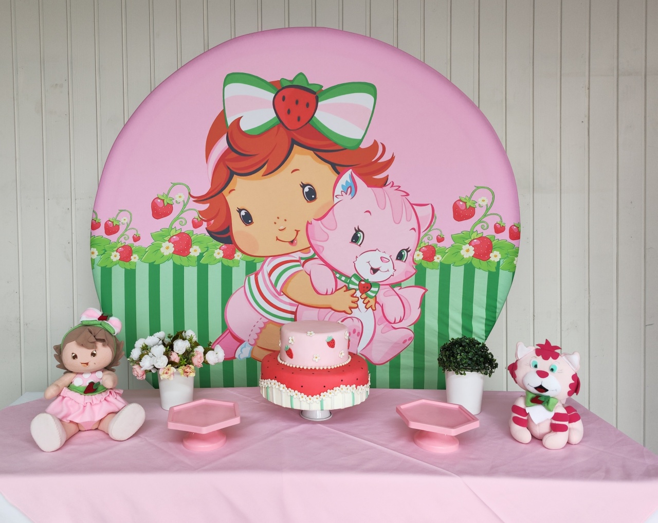 Kit Moranguinho Baby ( Opçao 1) - Elisete Festas Kit Pegue e Monte