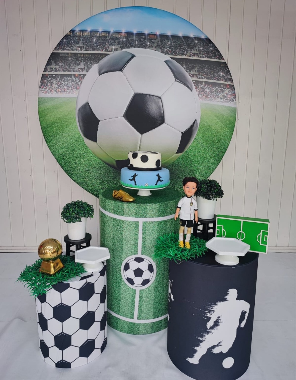 Kit Futebol Estádio/Bola  - Opção 2 - Elisete Festas Kit Pegue e Monte
