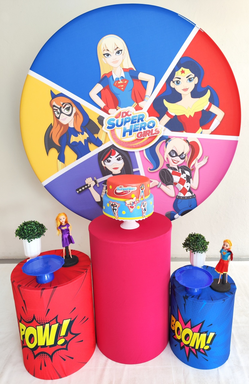 Kit Super Girls Opçao 2 - Elisete Festas Kit Pegue e Monte