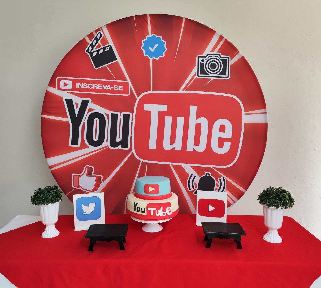 Kit  Yotube Opção 1 - Elisete Festas Kit Pegue e Monte