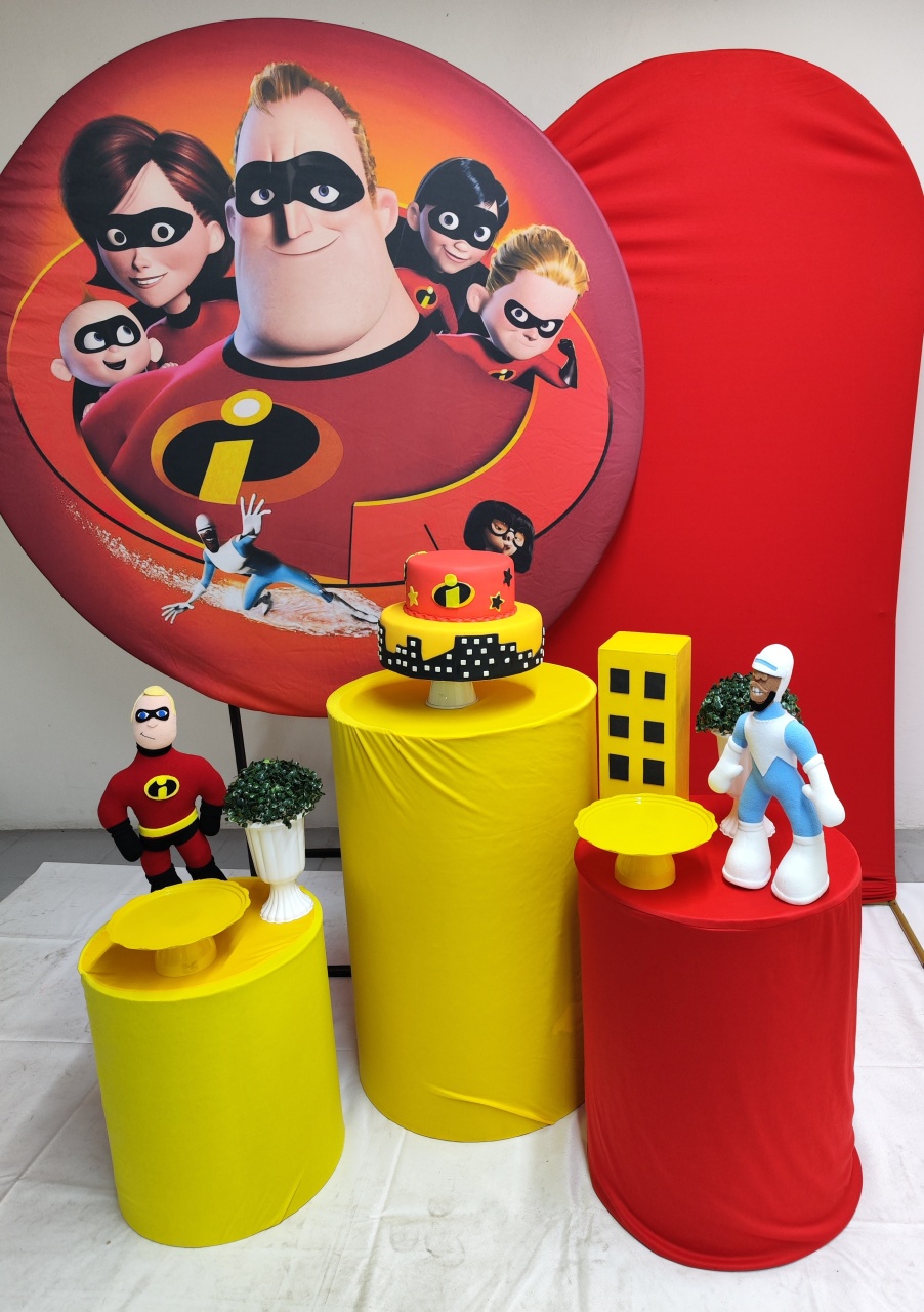 Kit Os Incríveis Opção Plus  - Elisete Festas Kit Pegue e Monte