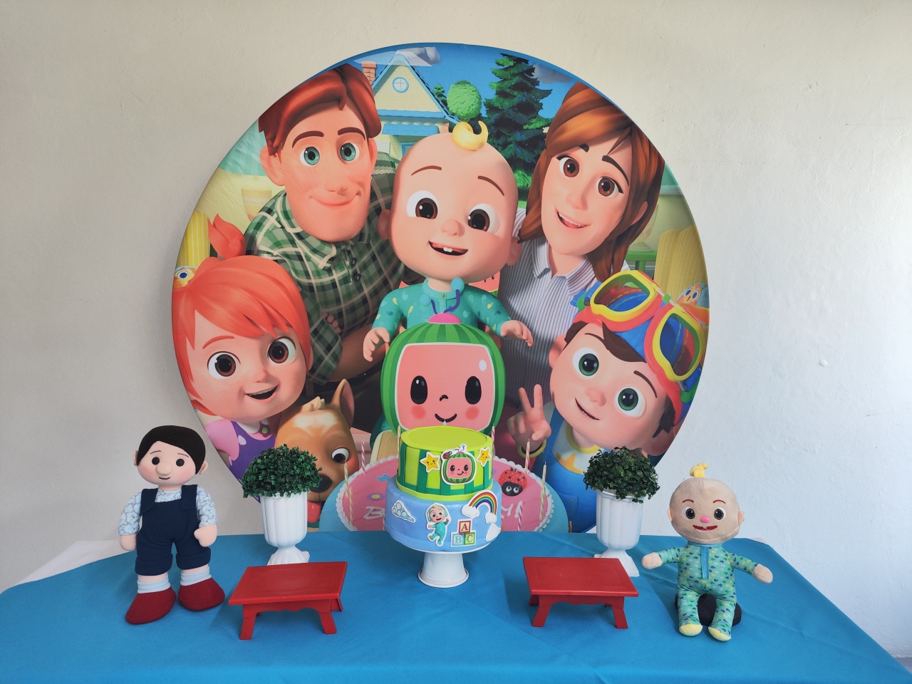 Kit Cocomelon Opção 1 - Elisete Festas Kit Pegue e Monte