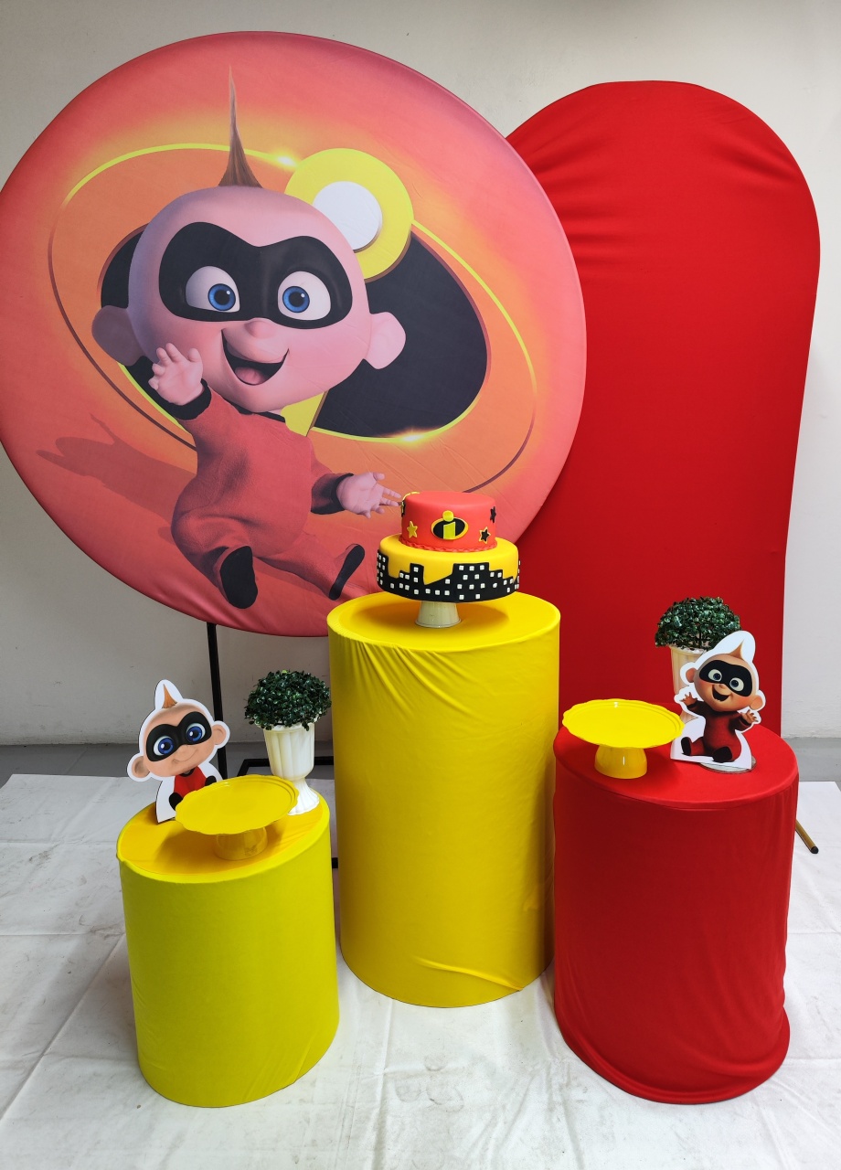 Kit Os Incríveis Bebê Opção Plus  - Elisete Festas Kit Pegue e Monte