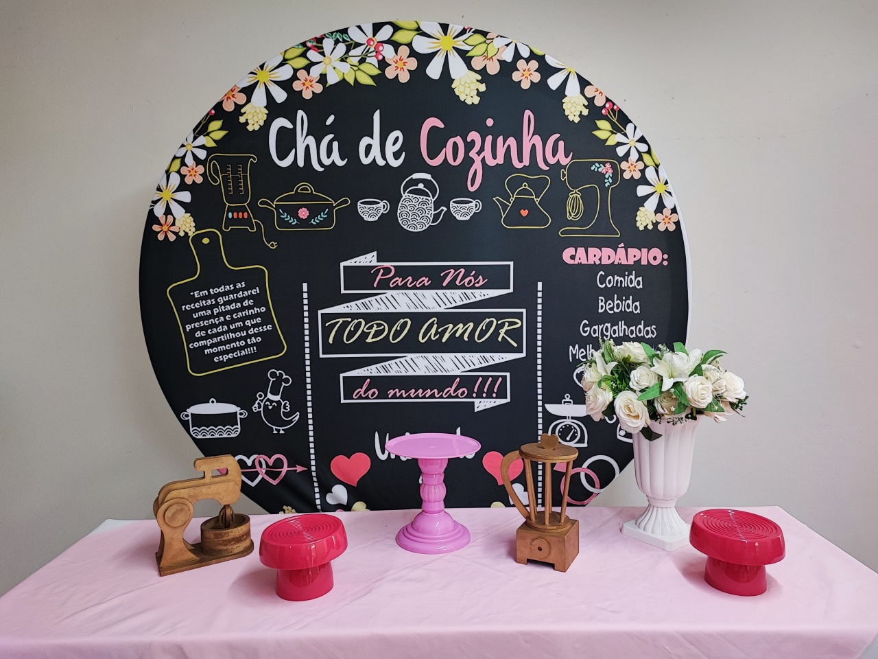 Kit Chá de Cozinha - Opção 1 - Elisete Festas Kit Pegue e Monte