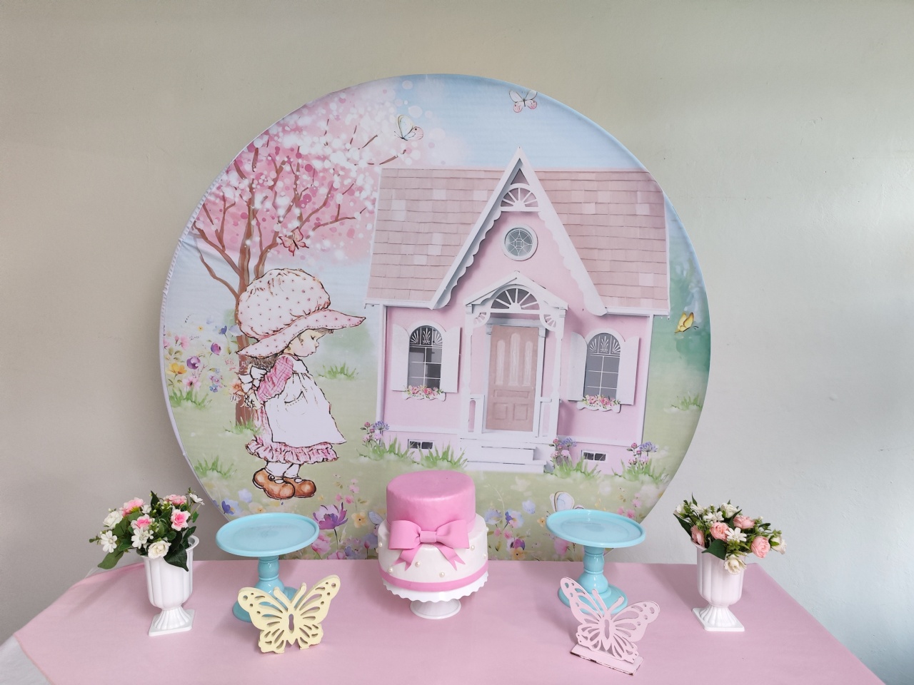 Kit Boneca Casinha Opção 1 - Elisete Festas Kit Pegue e Monte
