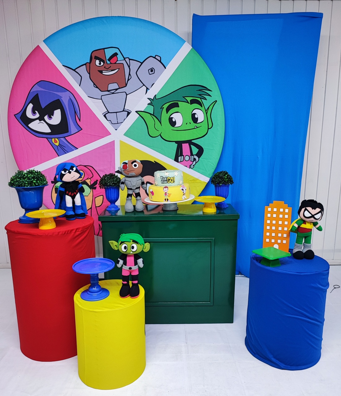 Kit Jovens Titans Plus - Elisete Festas Kit Pegue e Monte