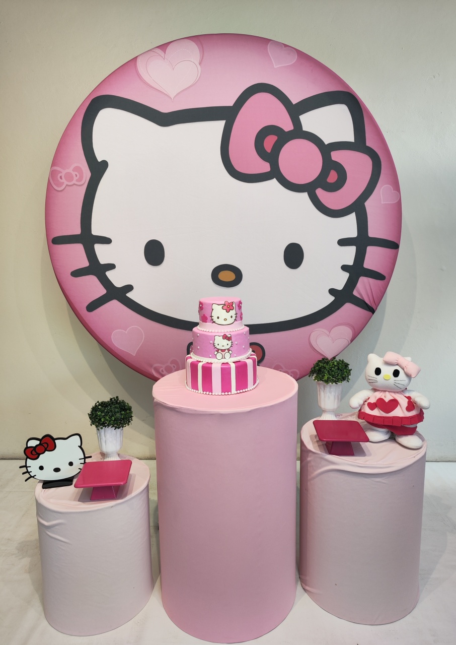 Kit Hello Kitty 2 Opção 2 - Elisete Festas Kit Pegue e Monte