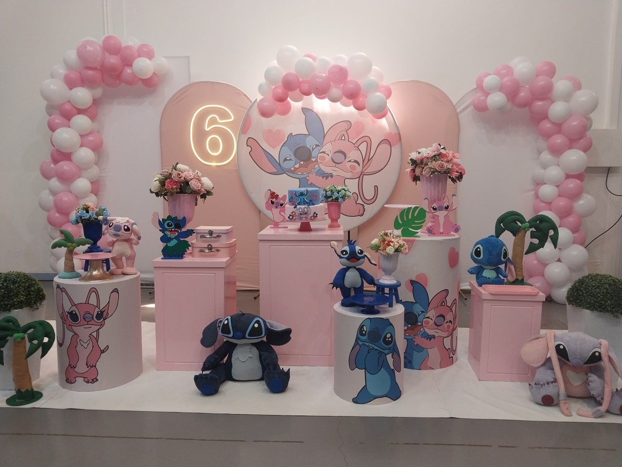 Montagem Stitch  - Elisete Festas Kit Pegue e Monte