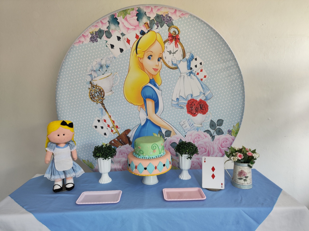 Kit Alice No País da Maravilhas Opção 1 - Elisete Festas Kit Pegue e Monte