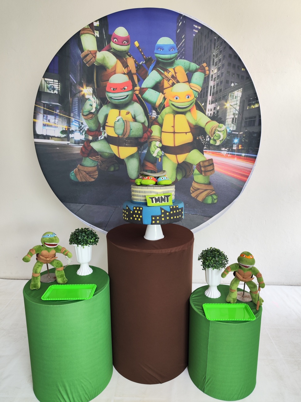 Kit Tartarugas Ninjas ( Opção 2)  - Elisete Festas Kit Pegue e Monte