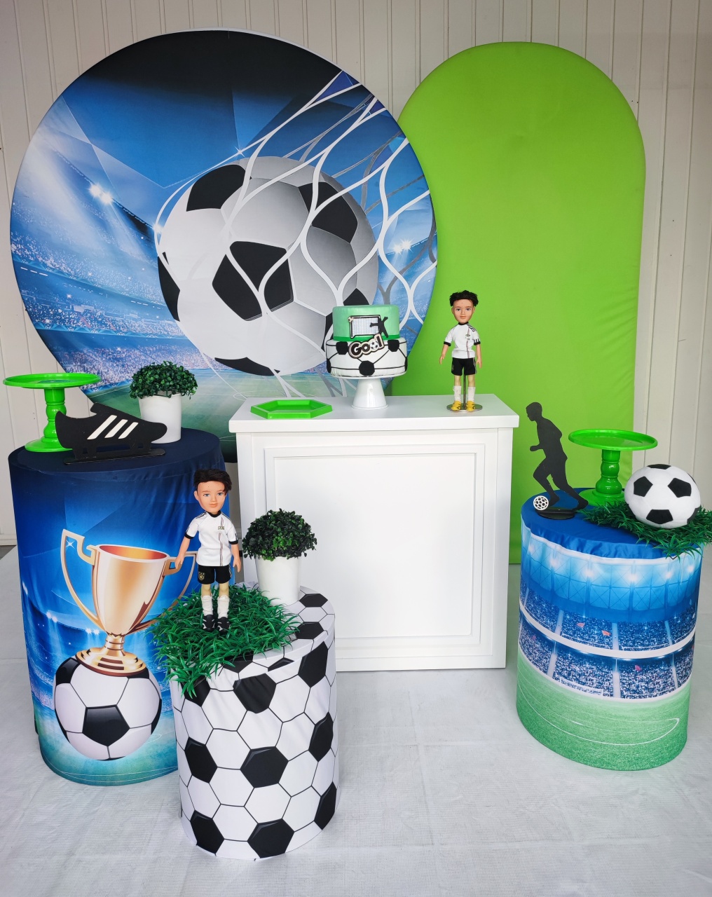 Kit Futebol Estádio - Opção Plus - Elisete Festas Kit Pegue e Monte