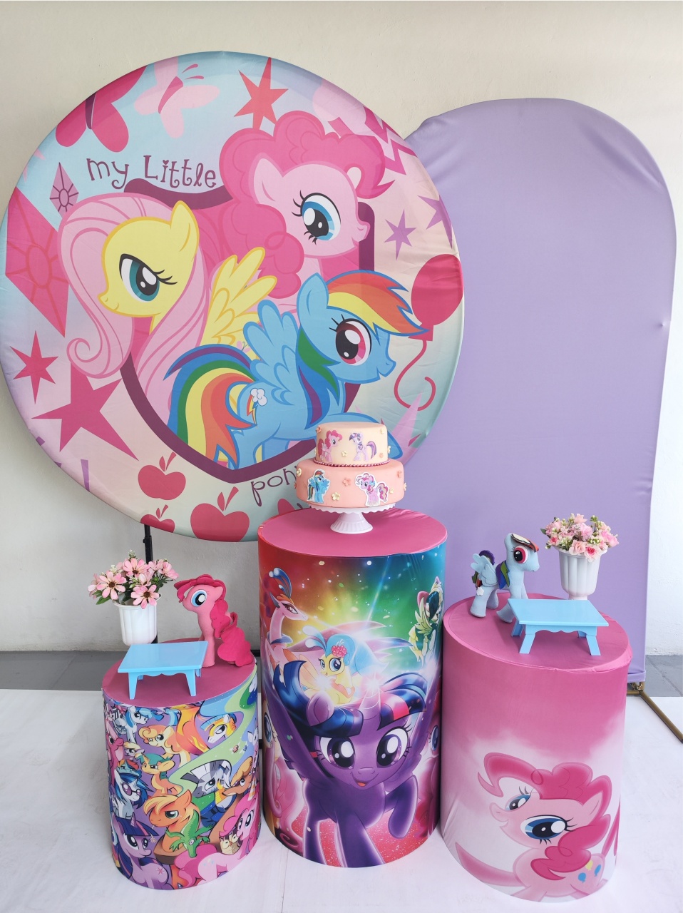 Kit My Lillo Poney 2 Opção Plus - Elisete Festas Kit Pegue e Monte