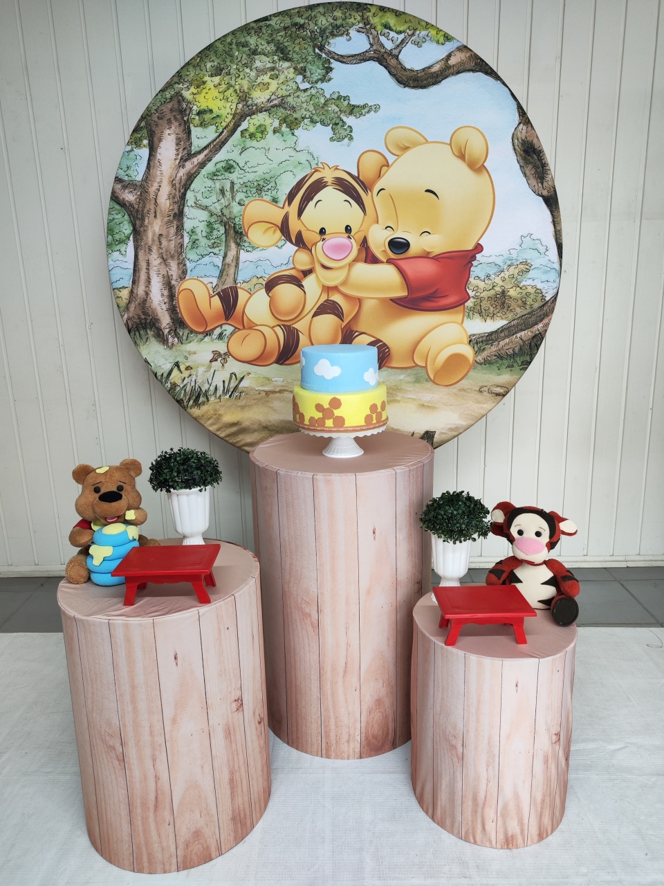 Kit Ursinho Pooh Baby ( Opção 2)  - Elisete Festas Kit Pegue e Monte