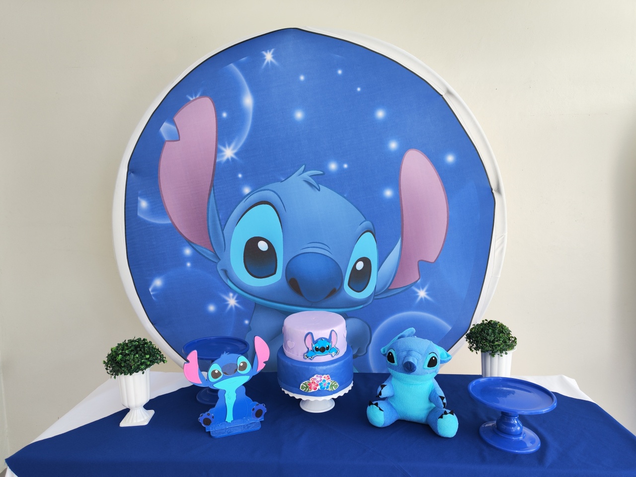 Kit Stitch Azul Opção 1 - Elisete Festas Kit Pegue e Monte