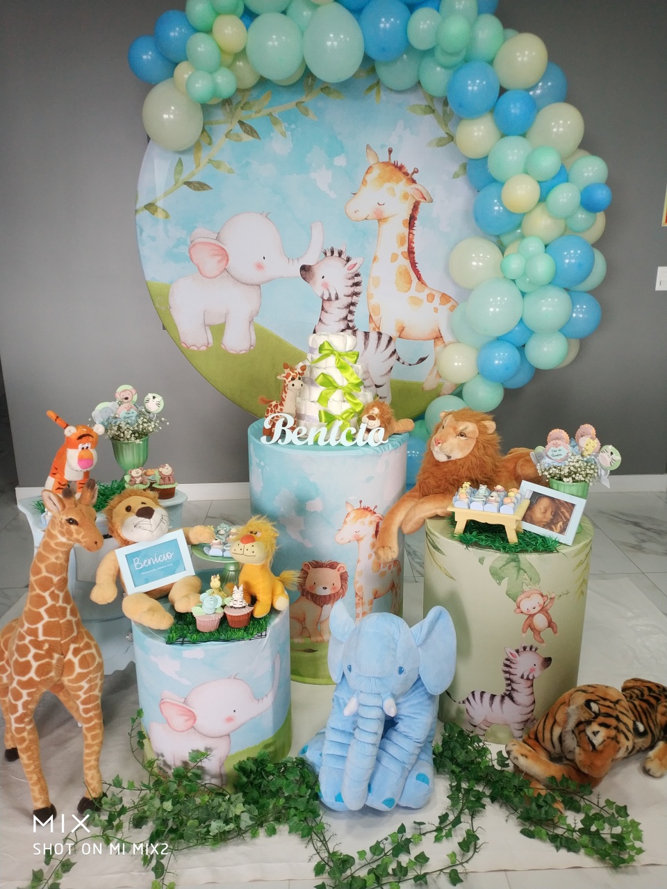 Montagem Chá de Fralda Menino - Elisete Festas Kit Pegue e Monte