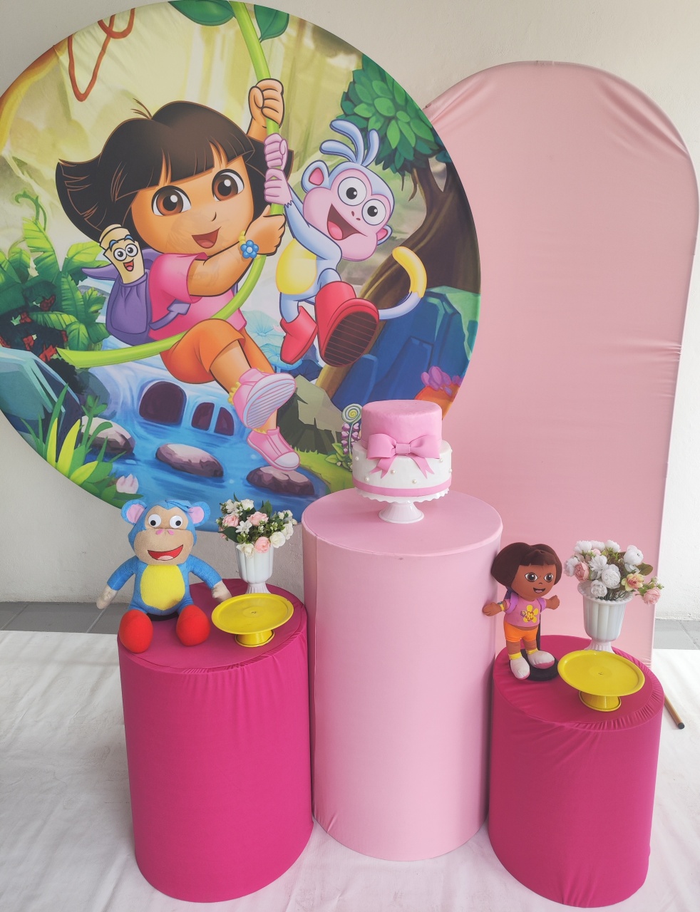 Kit Dora Aventureira Opção Plus  - Elisete Festas Kit Pegue e Monte