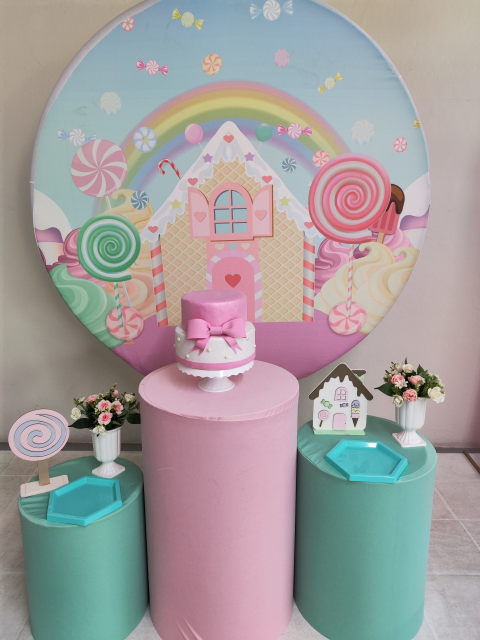 Kit Casa de Doces Opção 2 - Elisete Festas Kit Pegue e Monte