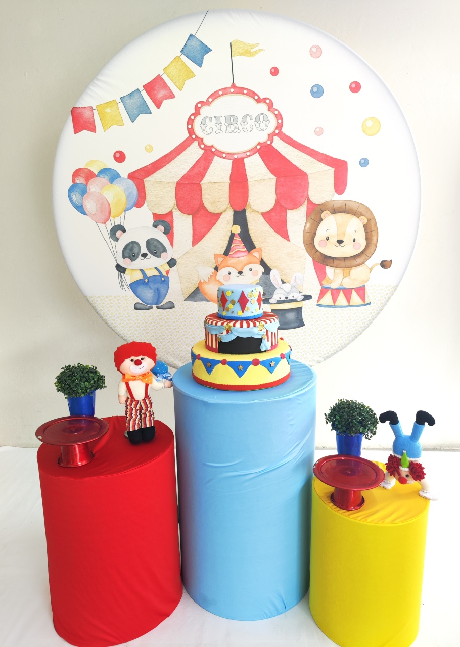 Kit Circo Vintage Opção 2 - Elisete Festas Kit Pegue e Monte
