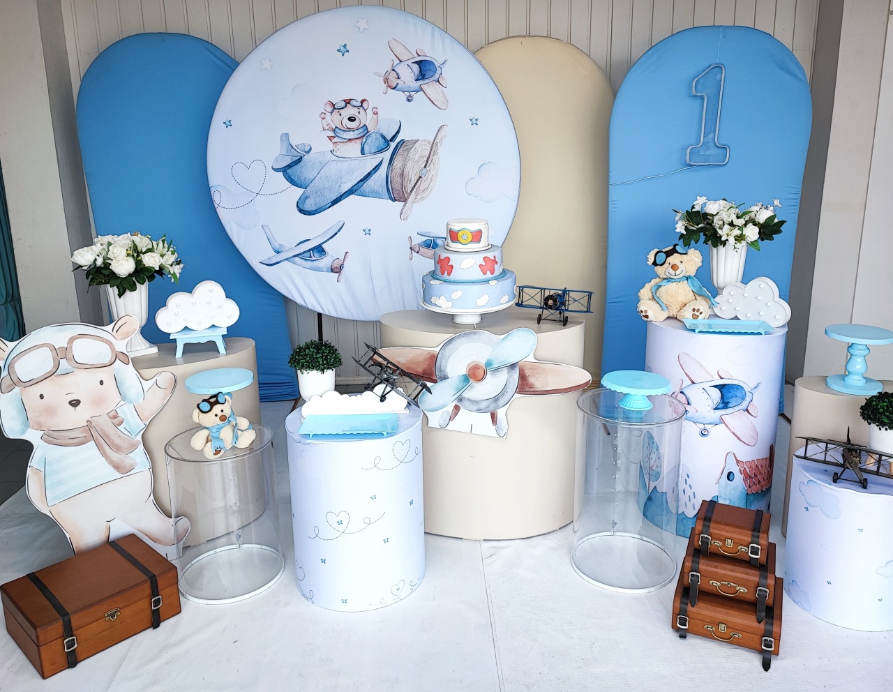 Kit O Tempo Voa Opção Big - Elisete Festas Kit Pegue e Monte