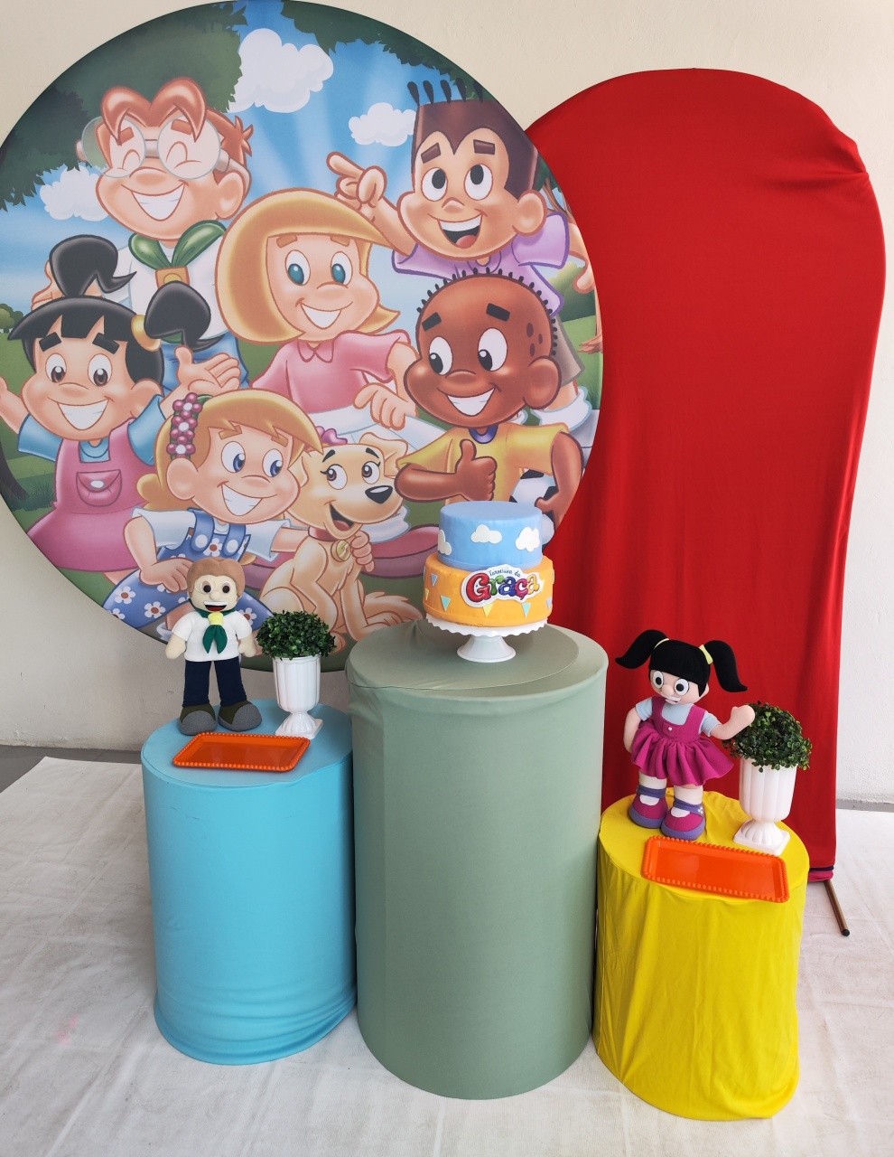 Kit Turminha da Graça Opção Plus  - Elisete Festas Kit Pegue e Monte