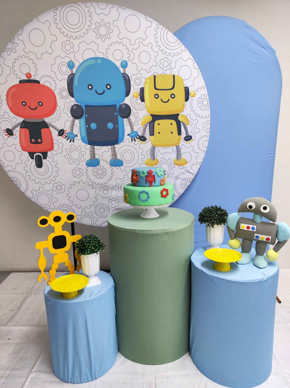 Kit Robô Opção Plus  - Elisete Festas Kit Pegue e Monte