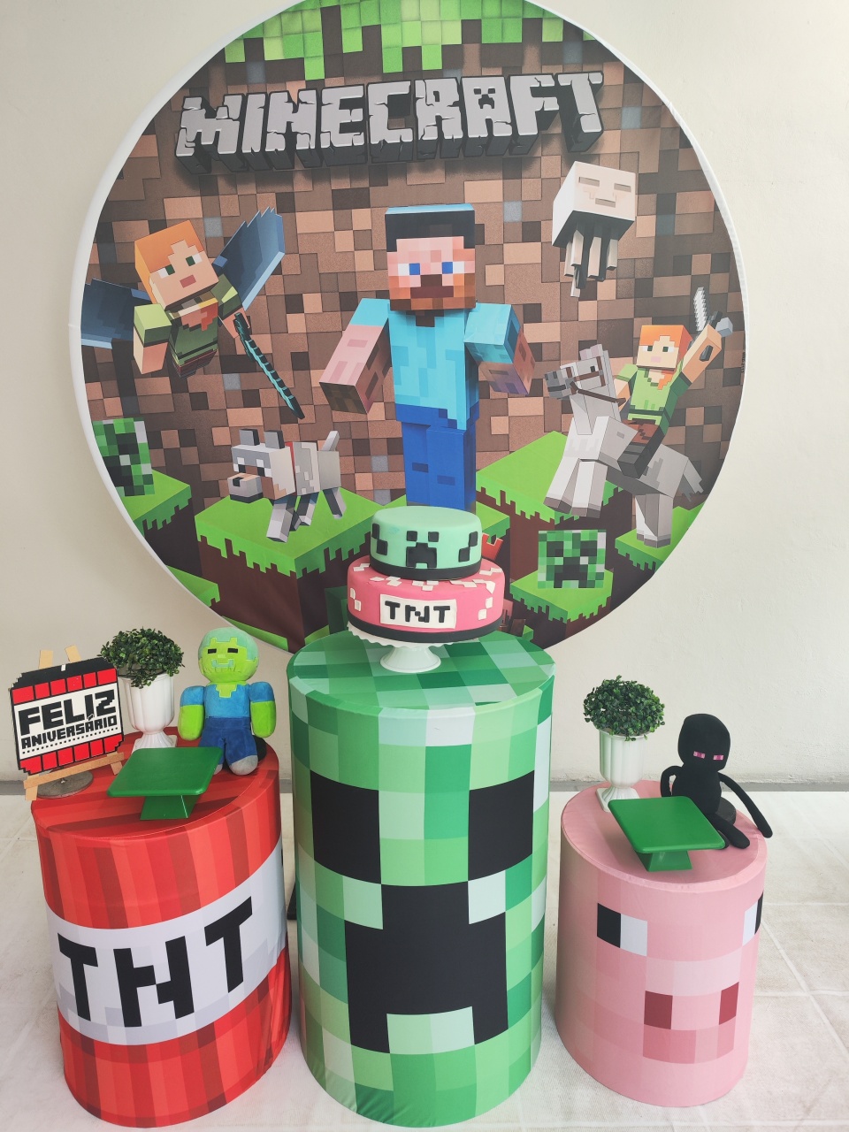 Kit Miniecraft (1.50) Opção 2  - Elisete Festas Kit Pegue e Monte