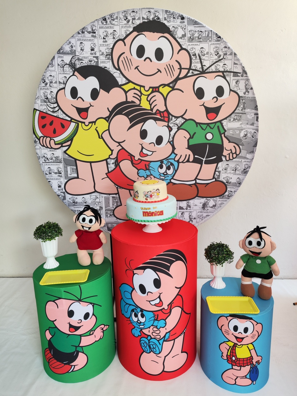 Kit Turma da Monica Opçao 2 - Elisete Festas Kit Pegue e Monte