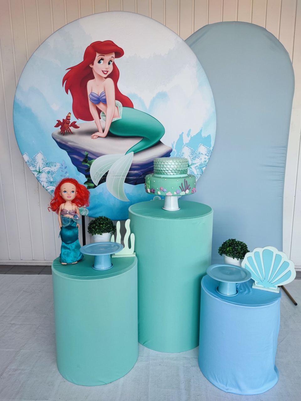 Kit Pequena  Sereia Opção Plus  - Elisete Festas Kit Pegue e Monte