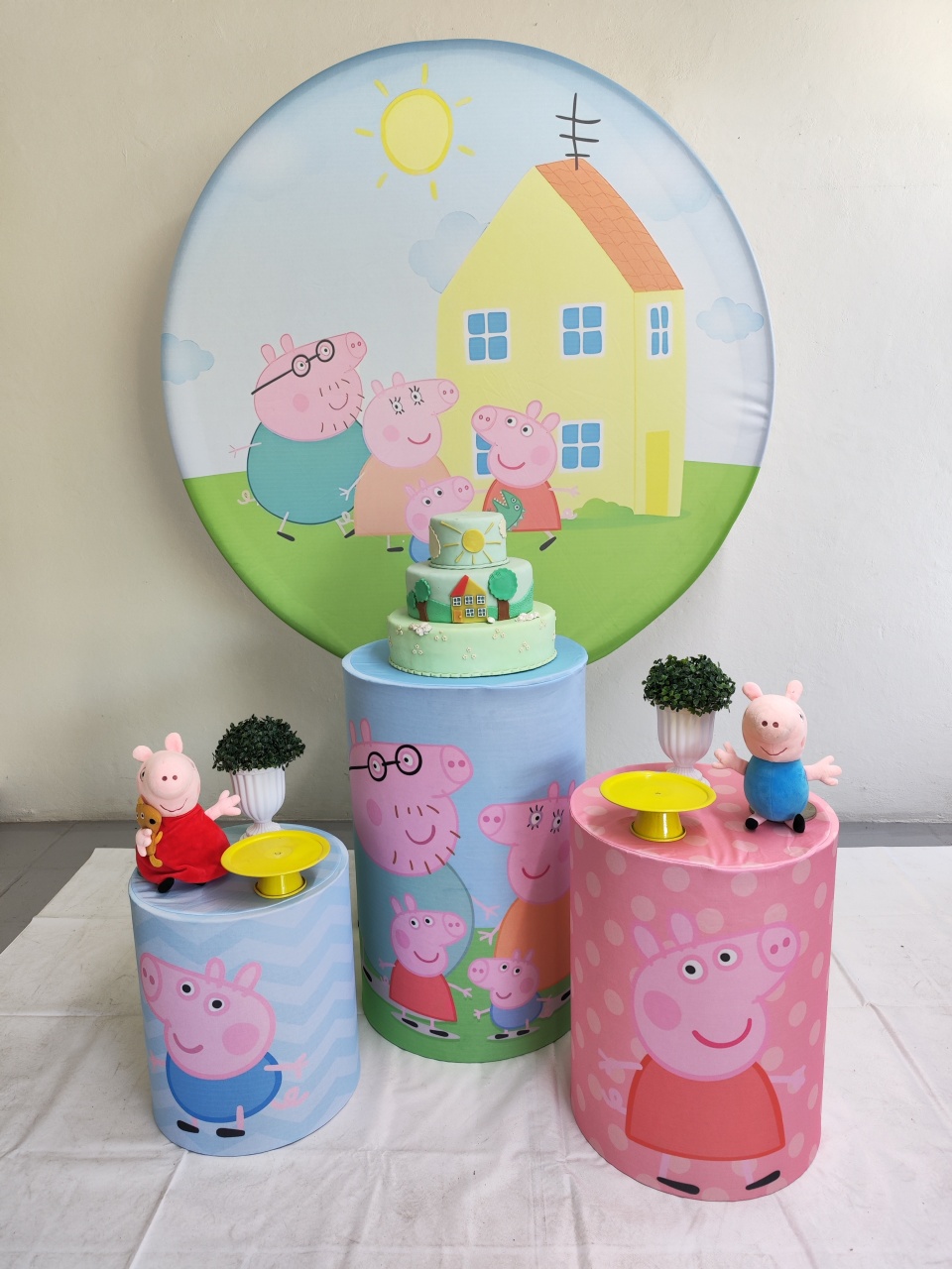 Kit Peppa  E Famila( Opçao 2) - Elisete Festas Kit Pegue e Monte