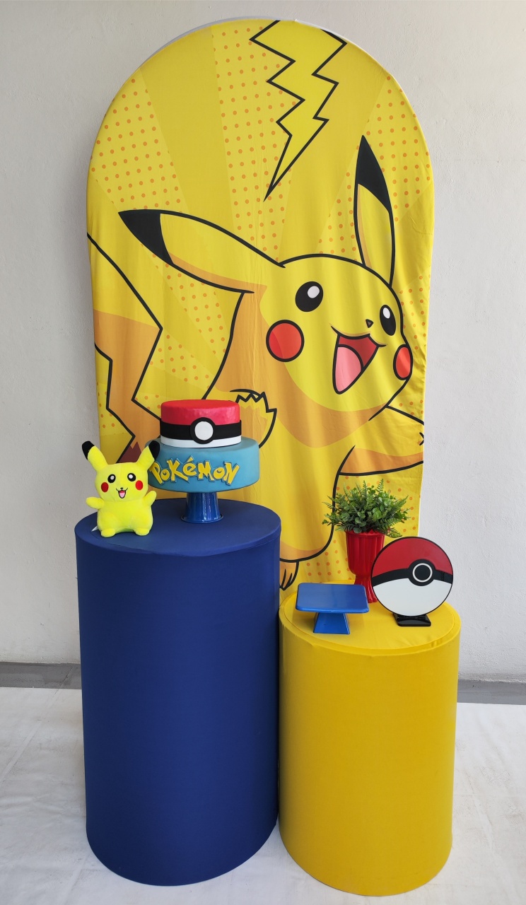 Kit Pokémon Picachu Casadinho - Elisete Festas Kit Pegue e Monte