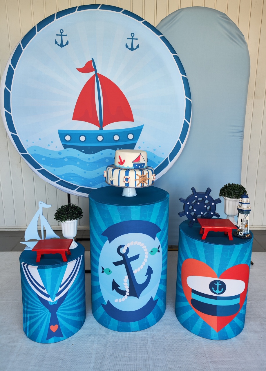 Kit Náutico Opção Plus  - Elisete Festas Kit Pegue e Monte