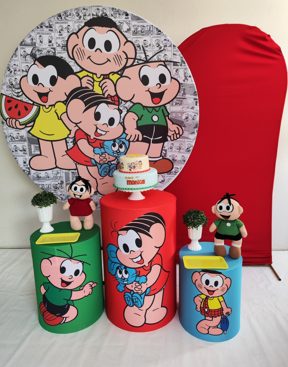 Kit Turma da Monica Opção Plus  - Elisete Festas Kit Pegue e Monte