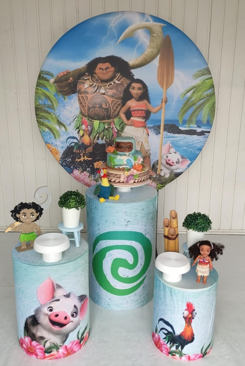 Kit Moana Adulta - Opção 2  - Elisete Festas Kit Pegue e Monte