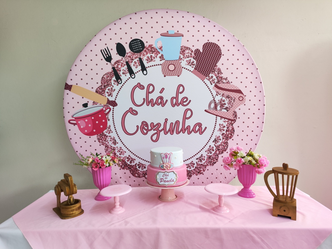 Kit Chá de Cozinha Opção 1 - Elisete Festas Kit Pegue e Monte