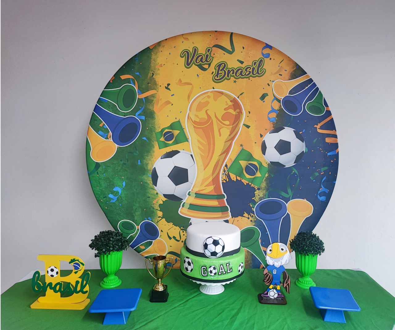 Kit Copa Do Mundo 3 Opção 1 - Elisete Festas Kit Pegue e Monte