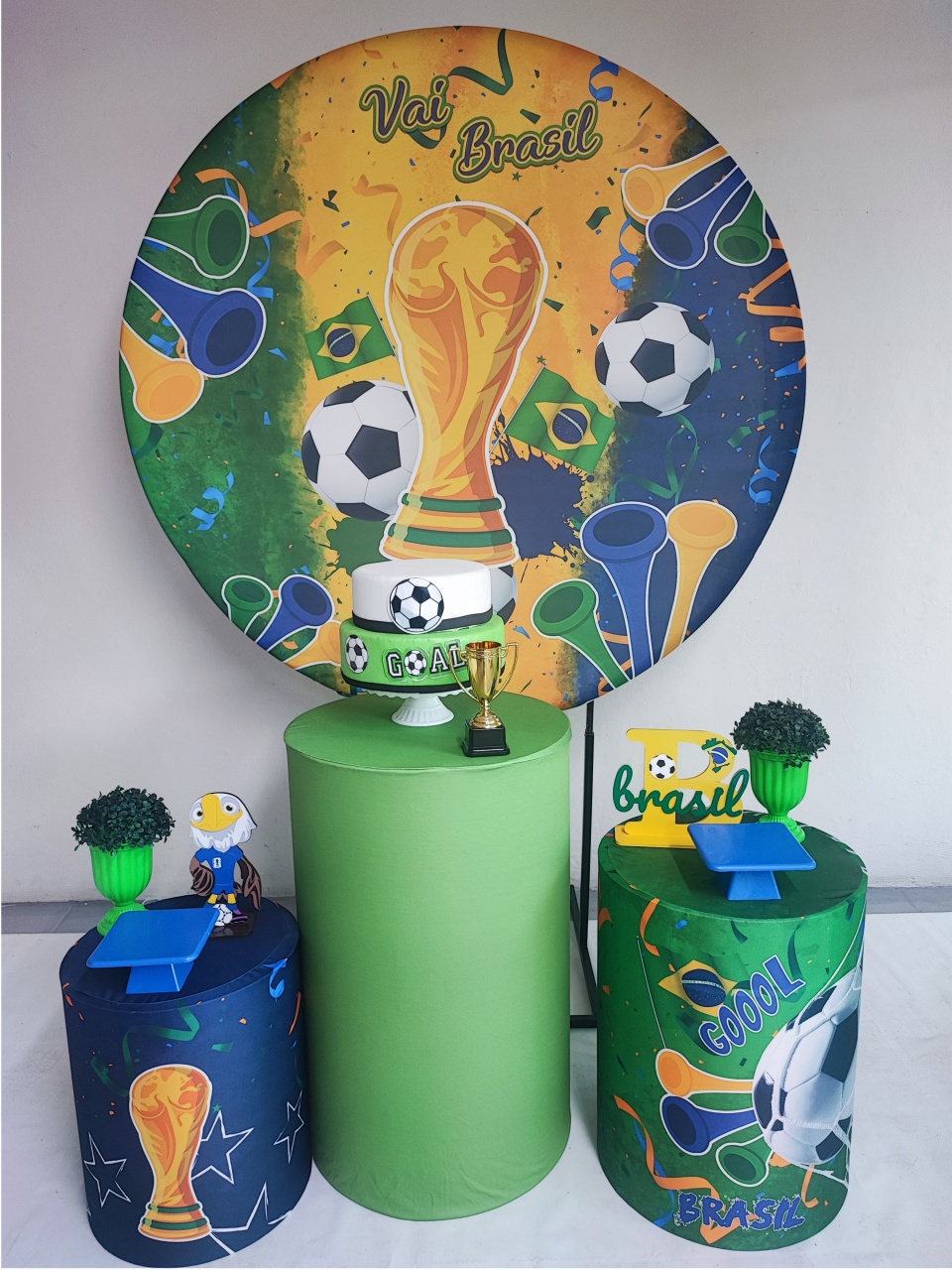 Kit Copa Do Mundo 3 Opção 2 - Elisete Festas Kit Pegue e Monte