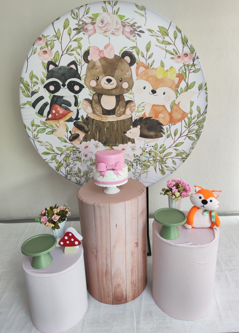 Kit Bosque  Menina 1 Opção 2 - Elisete Festas Kit Pegue e Monte